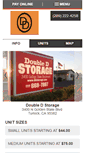 Mobile Screenshot of doubledstorage.com